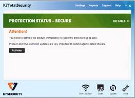 How to activate trial version of K7 product