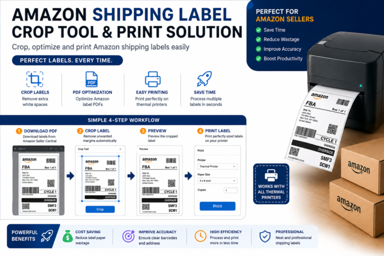 Amazon Shipping Label Crop Tool – Simplify Amazon Label Printing and PDF Management
